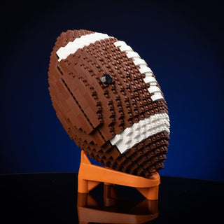 American Football Life-Sized Replica Building Kit Bricker Builds