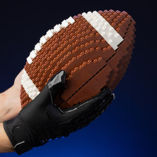 American Football Life-Sized Replica Building Kit Bricker Builds