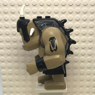 Fantasy Era, Troll, Dark Tan with Black Armor, cas423 Minifigure LEGO®