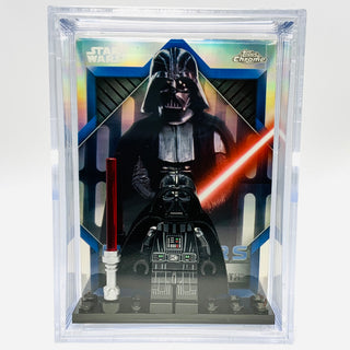 Darth Vader with Trading Card & Collector’s Case Minifigure LEGO® Wielding Lightsaber