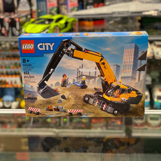 Yellow Construction Excavator, 60420 Building Kit LEGO®