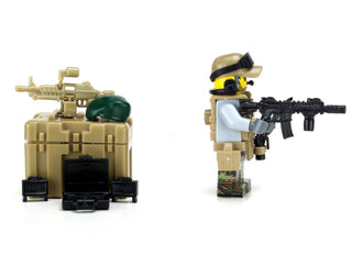 Green Beret Special Forces ODA Team Member Minifigure, BB26 Minifigure Battle Brick