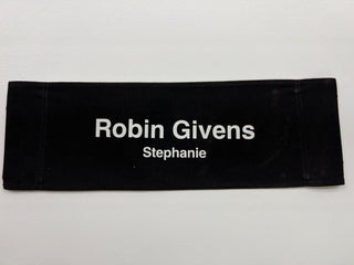 Ambitions TV Series Chairback Production Used, Multiple Names Available Movie Prop Atlanta Brick Co Robin Givens - Stephanie  