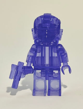 Prototype TIE Pilot Trooper with Blaster, Trans-Dark Purple Minifigure LEGO®   
