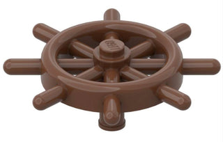 Boat, Ship's Wheel, Part# 4790 Part LEGO® Brown  