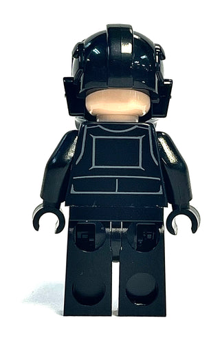 Imperial TIE Fighter Pilot - Light Nougat Head, Scowl, White Insignia on Helmet, sw0926 Minifigure LEGO®