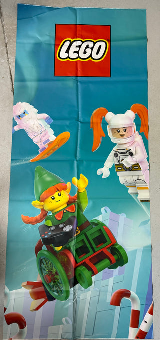 Cloth Banner - Holiday Minifigures Double Sided Cloth Banner United Brick Co®
