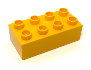 Duplo, Brick 2x4, Part# 3011 Part LEGO® Bright Light Orange
