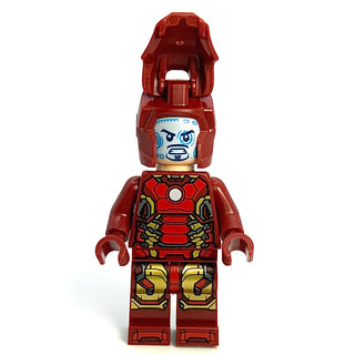 Iron Man - Mark 43 Armor, Light Nougat Head, sh0974 Minifigure LEGO®