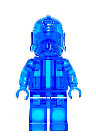 Prototype Phase 2 Clone Trooper, Trans-Dark Blue Minifigure LEGO®   