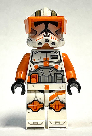 Commander Cody, 212th Attack Battalion (Phase 2) - White Arms, Dirt Stains, Nougat Head, Helmet with Holes, sw1233 Minifigure LEGO®   