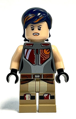Sabine Wren - Dark Blue with Orange Highlights Hair, sw0616 Minifigure LEGO®