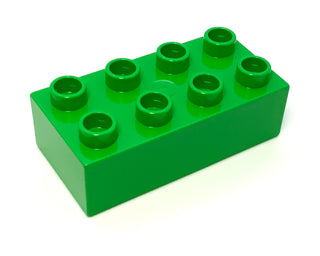 Duplo, Brick 2x4, Part# 3011 Part LEGO® Bright Green  