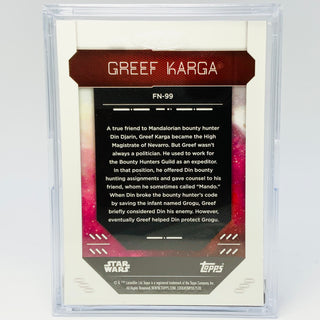 Greef Karga with Trading Card & Collector’s Case Minifigure LEGO®
