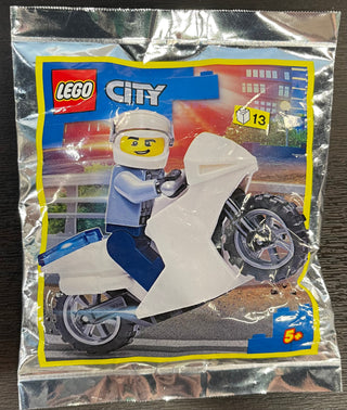 Policeman and Motorcycle foil pack #3, 952103-1 Building Kit LEGO®