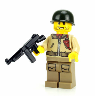 WWII U.S. Army Tank Driver, BB75 Minifigure Battle Brick