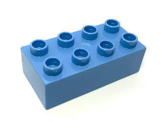 Duplo, Brick 2x4, Part# 3011 Part LEGO® Medium Blue