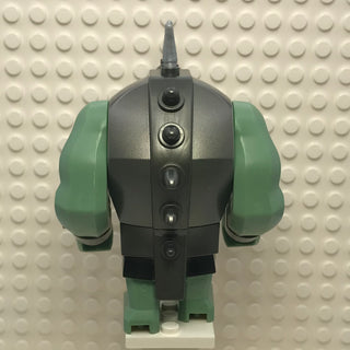 Fantasy Era, Troll, Sand Green with Pearl Dark Gray Armor, 2 White Horns and 3 Pearl Light Gray Horns, cas376 Minifigure LEGO®