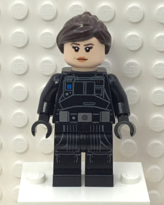 Jyn Erso (Imperial Ground Crew Disguise), sw0814 Minifigure LEGO® With Hair No Helmet  