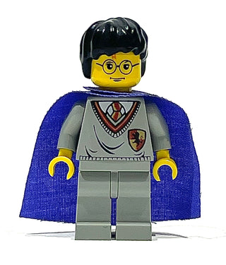Harry Potter - Gryffindor Shield Torso, Light Gray Legs, Violet Cape, hp036 Minifigure LEGO®