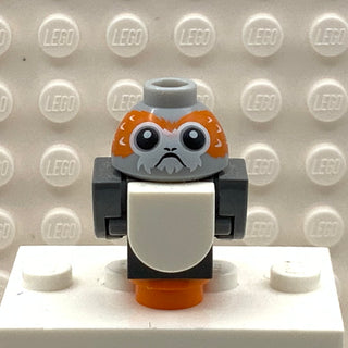 Porg - Dark Bluish Gray Wings and Black Tail, Porg03 LEGO® Animals LEGO®