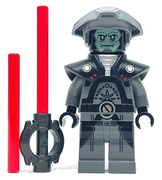 Imperial Inquisitor Fifth Brother - Dark Bluish Gray Uniform, sw0747 Minifigure LEGO® With Hilt