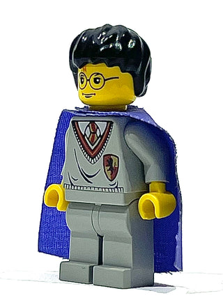Harry Potter - Gryffindor Shield Torso, Light Gray Legs, Violet Cape, hp036 Minifigure LEGO®