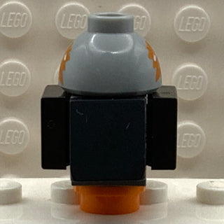 Porg - Black Wings and Tail, High Raised Feathers between Eyes, Porg01b LEGO® Animals LEGO®