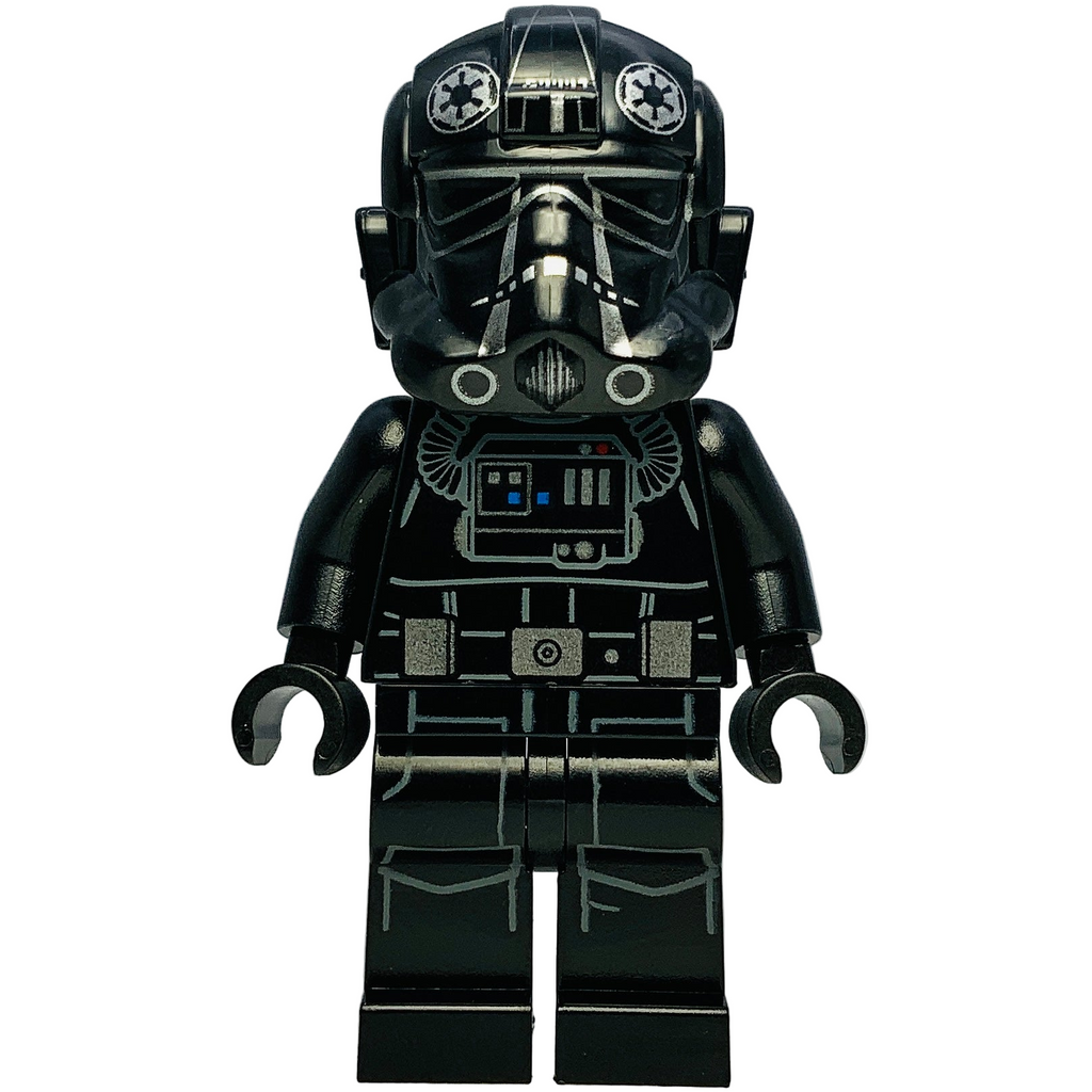 Imperial TIE Fighter Pilot - Light Nougat Head, Frown, sw1138