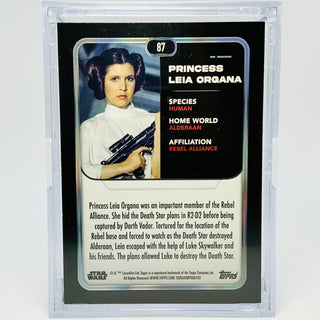 Princess Leia Organa with Trading Card & Collector’s Case Minifigure LEGO®