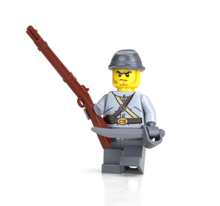 Confederate Army Civil War Soldier, BB29 Minifigure Battle Brick