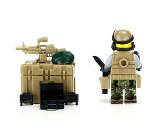Green Beret Special Forces ODA Team Member Minifigure, BB26 Minifigure Battle Brick