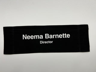 Ambitions TV Series Chairback Production Used, Multiple Names Available Movie Prop Atlanta Brick Co Neema Barnette - Director  