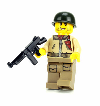 WWII U.S. Army Tank Driver, BB75 Minifigure Battle Brick