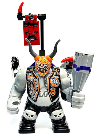 Killow, njo0402 Minifigure LEGO® Killow with Mask and Accessories Like New