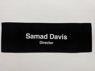 Ambitions TV Series Chairback Production Used, Multiple Names Available Movie Prop Atlanta Brick Co Samad Davis - Director  