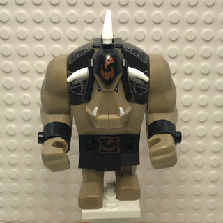 Fantasy Era, Troll, Dark Tan with Black Armor, cas423 Minifigure LEGO®