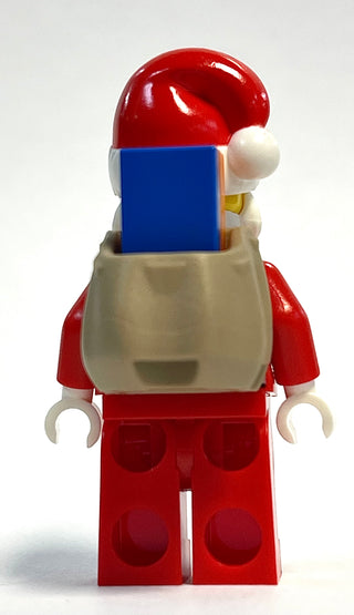 Santa, Red Legs, Fur Lined Jacket with Button, Glasses, hol110 Minifigure LEGO®