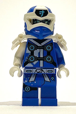 Jay - Digi Jay, Shoulder Armor with Scabbard, njo0563 Minifigure LEGO® Like New - Basic Figure (No Weapons)
