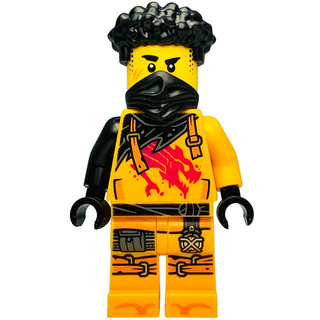 Arin - Shirt with Magenta Dragon, njo0972 Minifigure United Brick Co® Like New