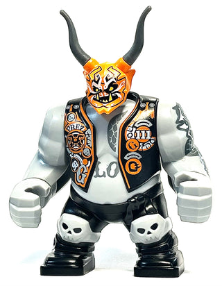 Killow, njo0402 Minifigure LEGO® Killow With Mask without Accessories Like New