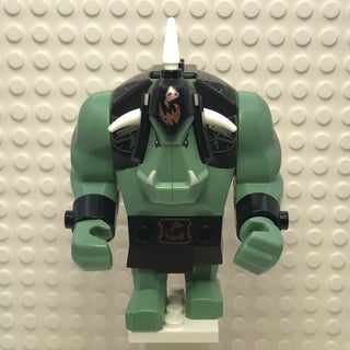 Fantasy Era, Troll, Sand Green with Black Armor, cas424 Minifigure LEGO®