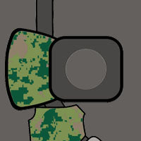 Shoulder Cloth Heavy Camo Style- CAC Custom Body Wear Clone Army Customs Jungle