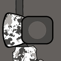 R-Heavy Camo White Trooper- CAC Custom minifigure Clone Army Customs