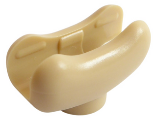 Hot Dog Bun, Part# 25386 Part LEGO® Tan