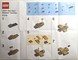 Toys "R" Us Exclusive Build - Wookiee Gunship, TRUWOOKIEE-1 Building Kit LEGO®
