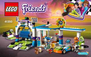 Spinning Brushes Car Wash, 41350 Building Kit LEGO®