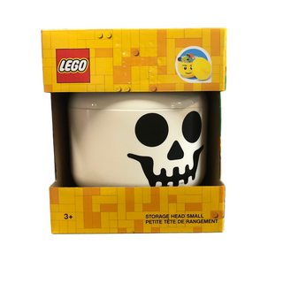 Minifigure Head Storage Container Small - Skeleton Skull, 40310109 Building Kit LEGO®