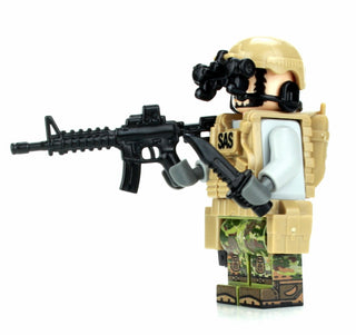 Modern British SAS Commando, BB38 Custom minifigure Battle Brick
