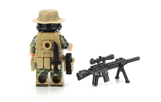 Force Recon Marine Sniper Custom Figure, BB43 Custom minifigure Battle Brick